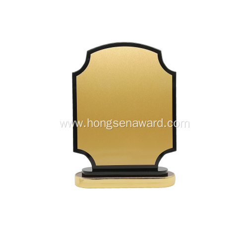 Stock Souvenir Wooden award plaque frame trophy